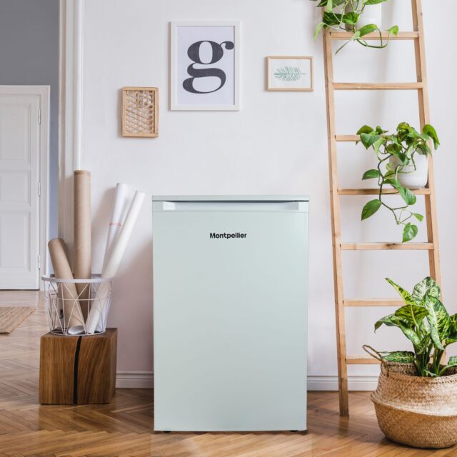 Montpellier MDAUCFZ54W 55cm 98L Manual Defrost Under Counter Freezer