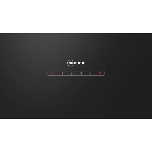 Neff N30 D83IDK1S0B 80cm 3 Speed Black Glass Angled Cooker Hood