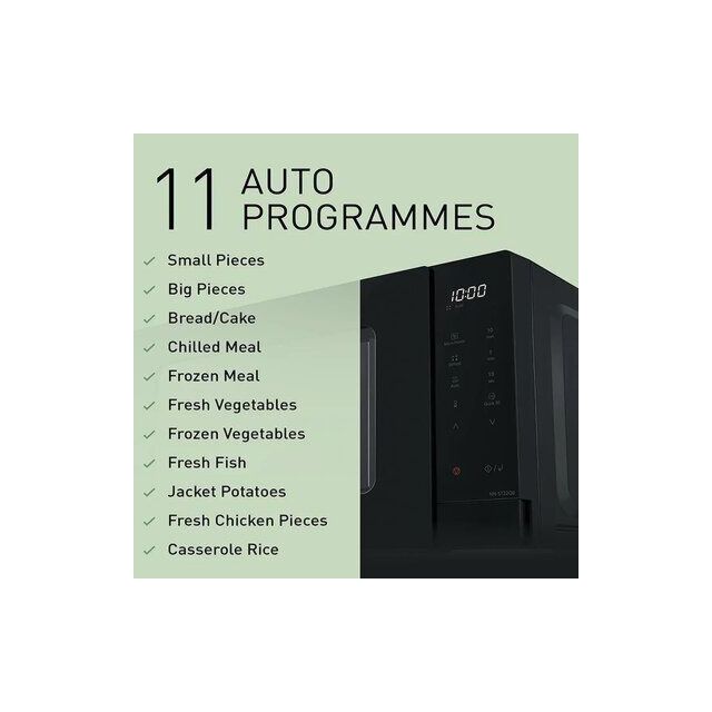 Panasonic NN-ST22QBBPQ 20L 800W Microwave - Black