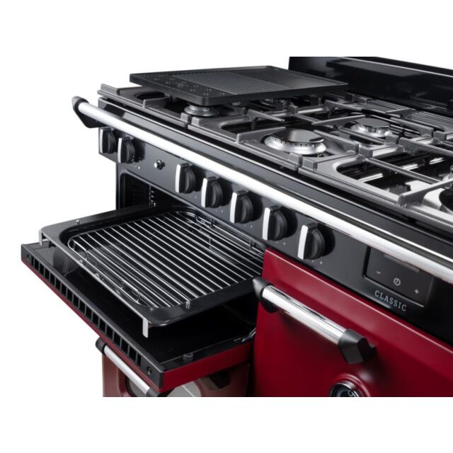 Rangemaster Classic 100cm 5 Burner Gas Hob Double Oven Dual Fuel Range Cooker