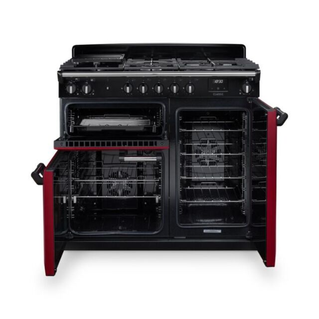 Rangemaster Classic 100cm 5 Burner Gas Hob Double Oven Dual Fuel Range Cooker
