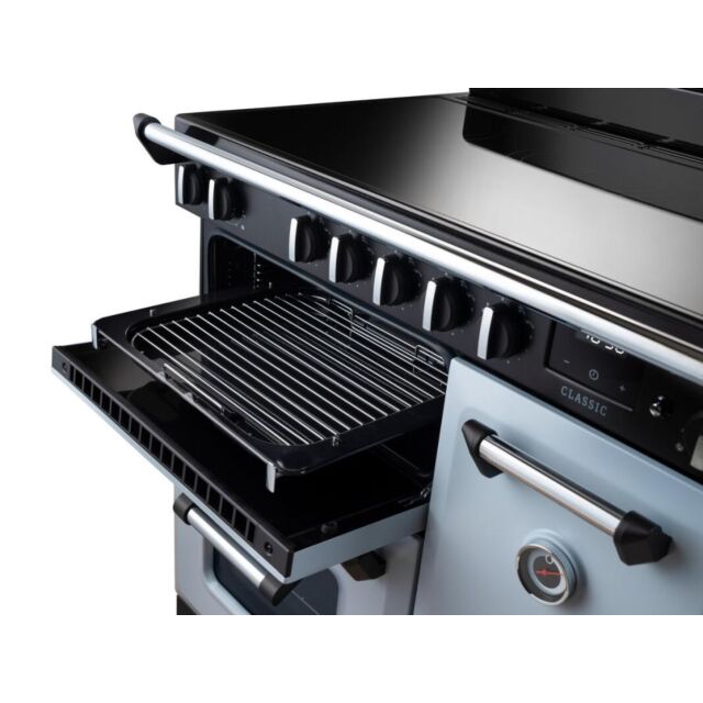 Rangemaster Classic 90cm 5 Burner Gas Hob Double Oven Dual Fuel Range Cooker