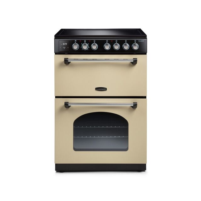 Rangemaster Classic 60cm 4 Zone Ceramic Double Oven Electric Mini Range Cooker