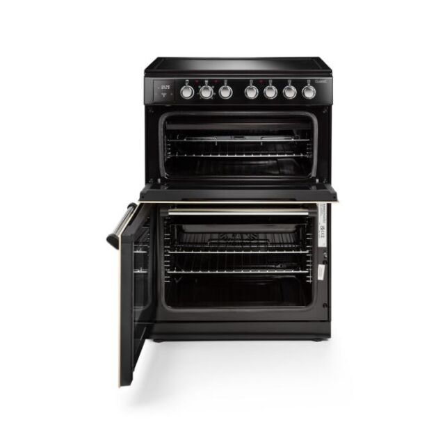 Rangemaster Classic 60cm 4 Zone Ceramic Double Oven Electric Mini Range Cooker