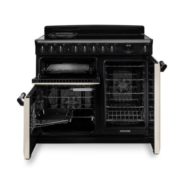 Rangemaster Classic Deluxe 100cm Gas Hob Double Oven Dual Fuel Range Cooker