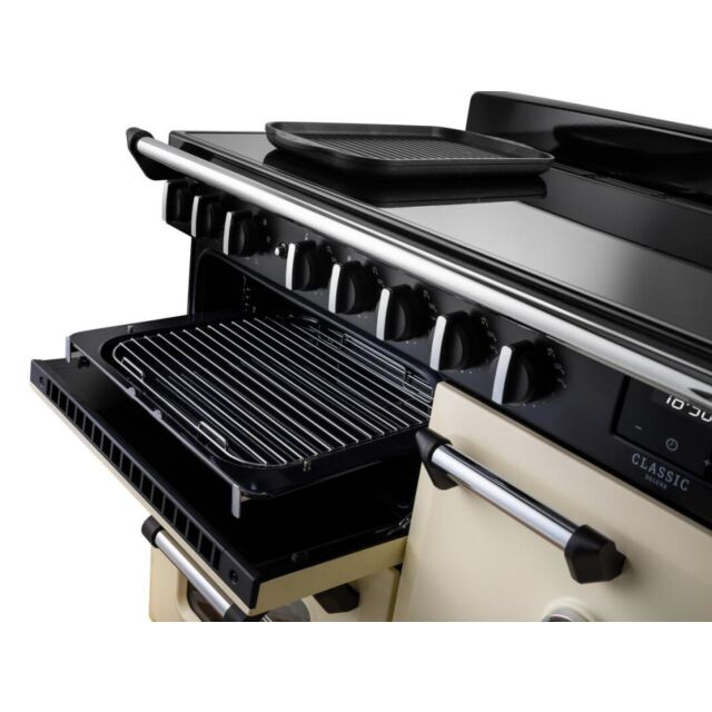 Rangemaster Classic Deluxe 100cm Induction Hob Double Oven Electric Range Cooker