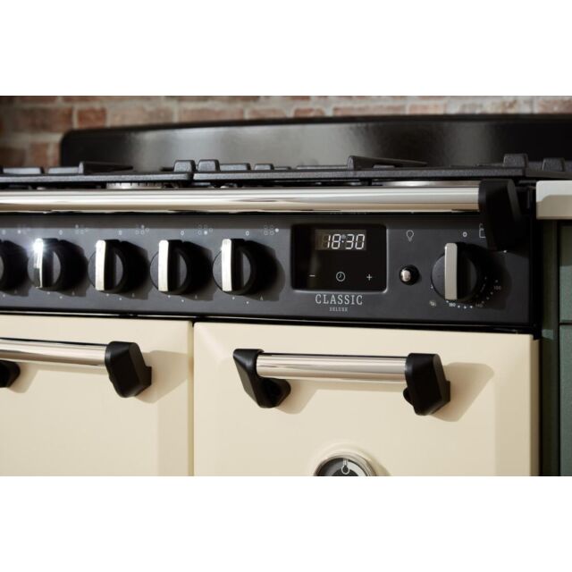 Rangemaster Classic Deluxe 90cm Induction Hob Double Oven Electric Range Cooker