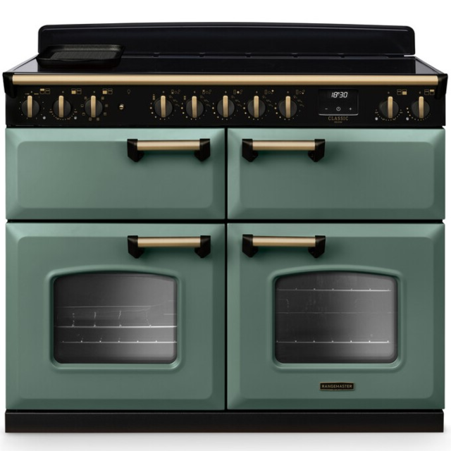 Rangemaster Classic Deluxe 110cm Induction Hob Triple Oven Electric Range Cooker
