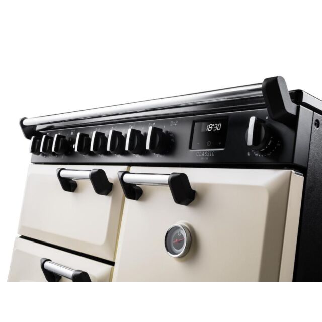 Rangemaster Classic Deluxe 110cm Induction Hob Triple Oven Electric Range Cooker