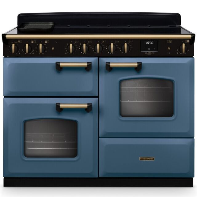 Rangemaster Classic Deluxe 110cm Induction Hob Double Oven Electric Range Cooker