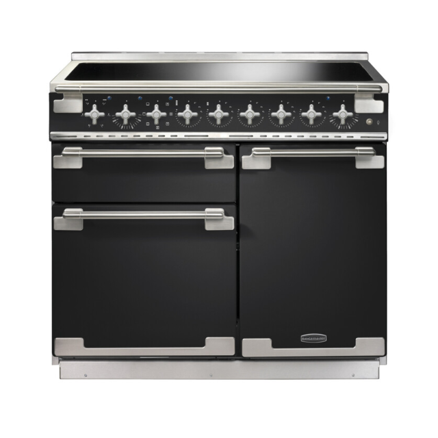 Rangemaster Elise 100cm 5 Zone Induction Hob Double Oven Electric Range Cooker