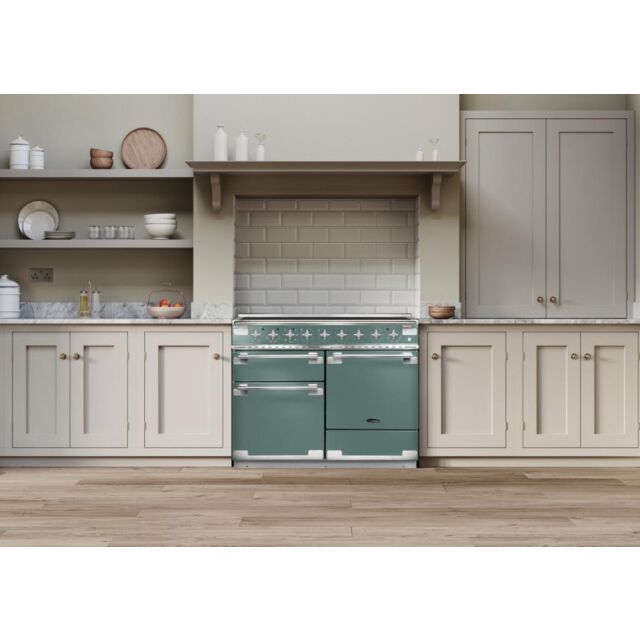 Rangemaster Elise 110cm 6 Burner Gas Hob Double Oven Dual Fuel Range Cooker