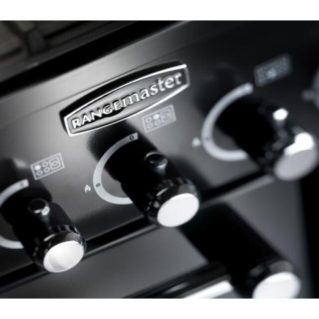 Rangemaster Kitchener 90cm 5 Zone Ceramic Hob Double Oven Electric Range Cooker