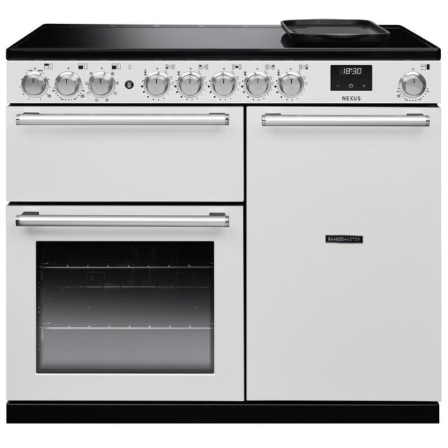 Rangemaster Nexus 100cm 5 Zone Induction Hob Double Oven Electric Range Cooker