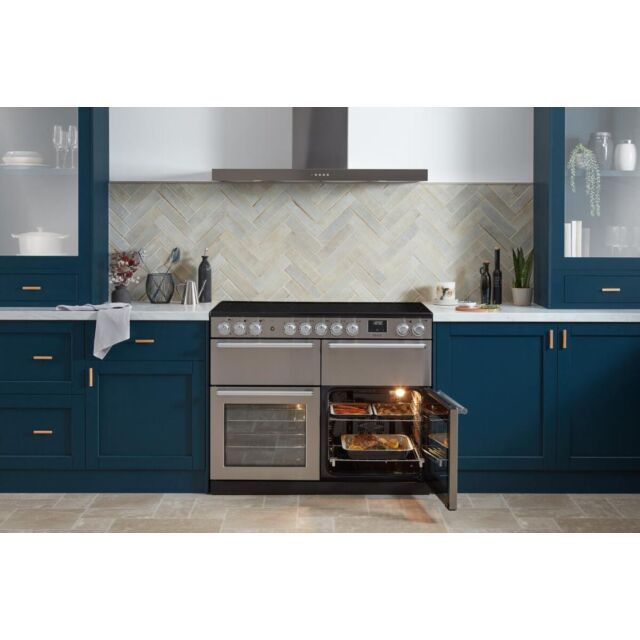 Rangemaster Nexus 110cm 5 Zone Induction Hob Triple Oven Electric Range Cooker