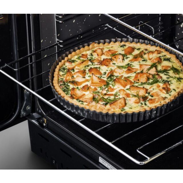 Rangemaster Professional+ 100cm 5 Burner Hob Double Oven Dual Fuel Range Cooker