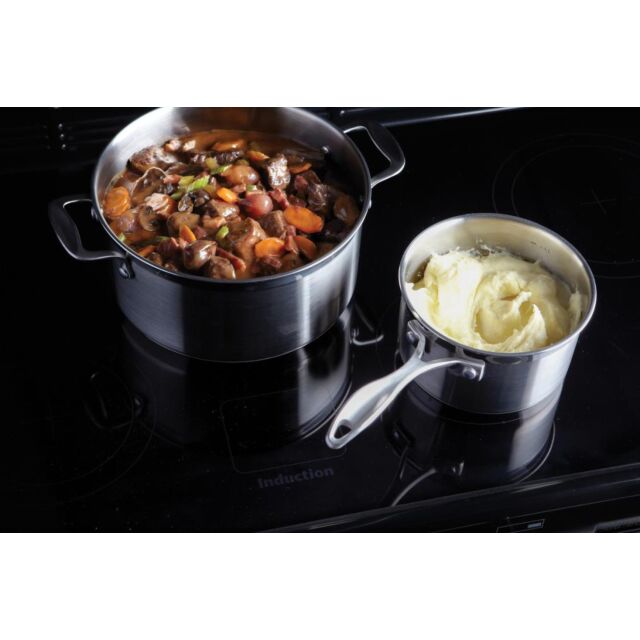 Rangemaster Professional+ 110cm Induction Hob Double Oven Electric Range Cooker