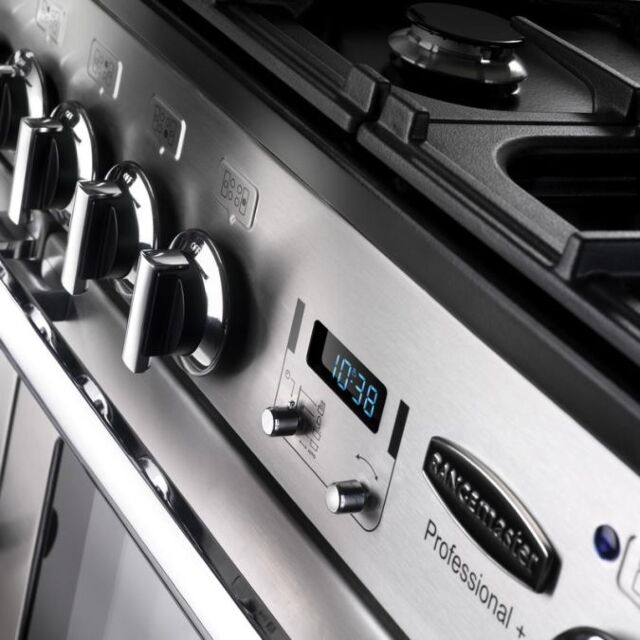 Rangemaster Professional+ 110cm Induction Hob Double Oven Electric Range Cooker