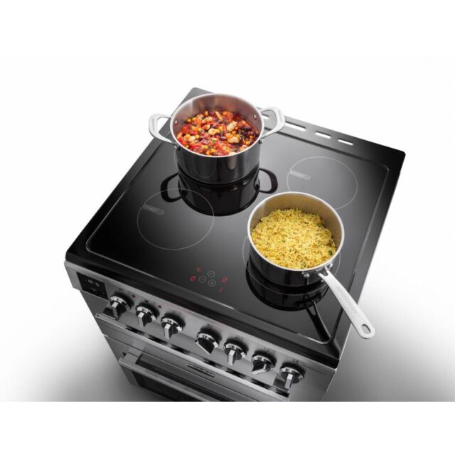 Rangemaster Professional+ 60cm Induction Hob Double Oven Electric Range Cooker