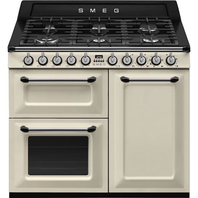 Smeg Victoria 100cm 6 Burner Double Oven & Grill Dual Fuel Range Cooker