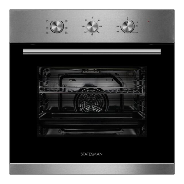Statesman BSF160SS Built-In Stainless Steel Electric Fan Oven