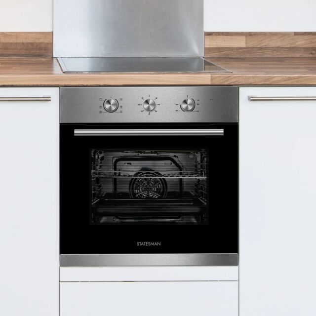 Statesman BSF160SS Built-In Stainless Steel Electric Fan Oven