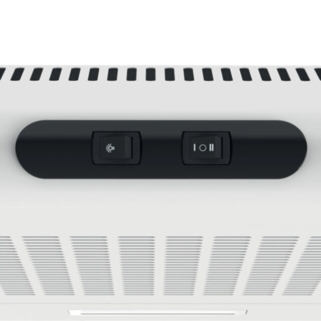 Statesman VH160WH 60cm 2 Speed White Visor Cooker Hood