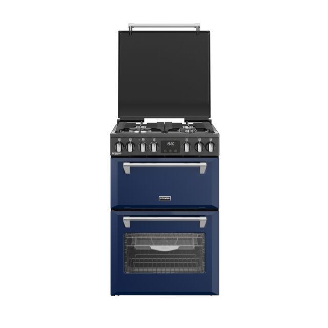Stoves Richmond Deluxe 60cm 4 Burner Hob Double Oven Dual Fuel Mini Range Cooker