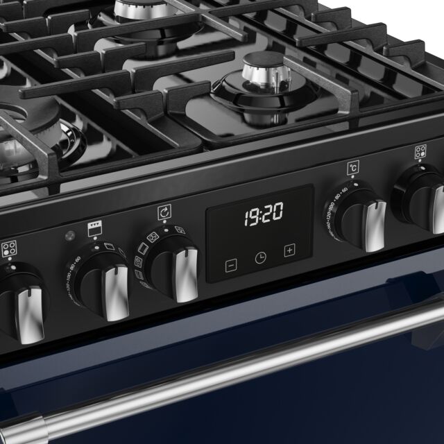 Stoves Richmond Deluxe 60cm 4 Burner Hob Double Oven Dual Fuel Mini Range Cooker