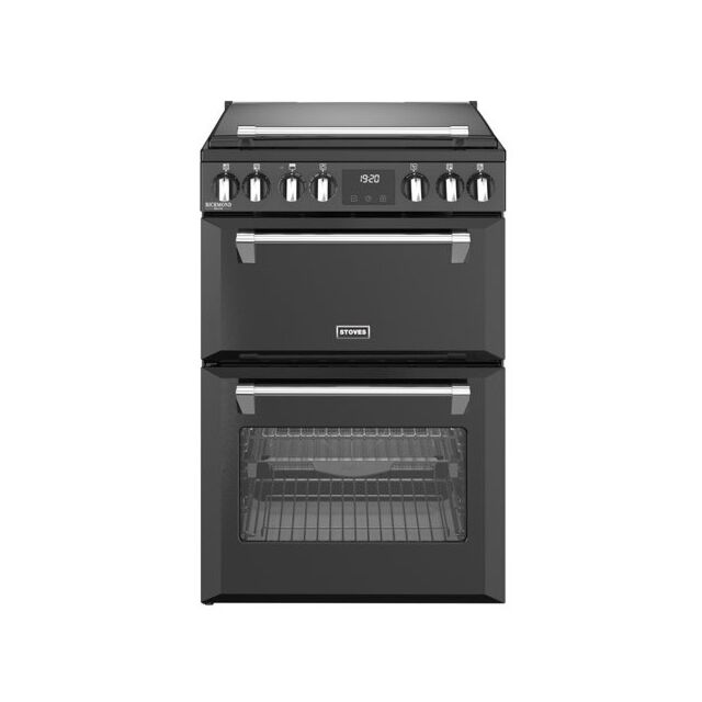 Stoves Richmond Deluxe 60cm Induction Hob Double Oven Electric Mini Range Cooker