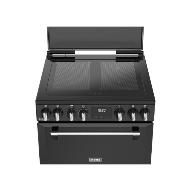 Stoves Richmond Deluxe 60cm Induction Hob Double Oven Electric Mini Range Cooker
