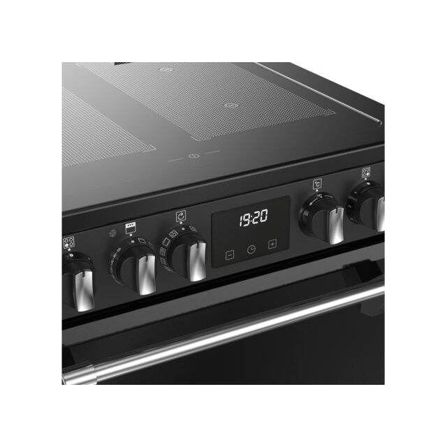 Stoves Richmond Deluxe 60cm Induction Hob Double Oven Electric Mini Range Cooker