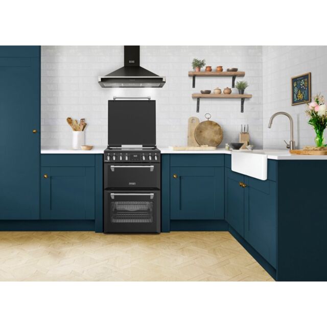 Stoves Richmond Deluxe 60cm Induction Hob Double Oven Electric Mini Range Cooker