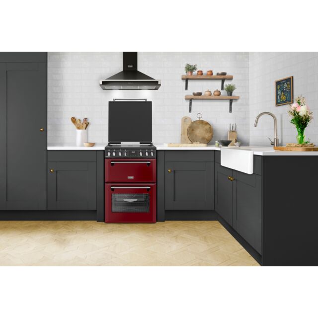 Stoves Richmond Deluxe 60cm Induction Hob Double Oven Electric Mini Range Cooker