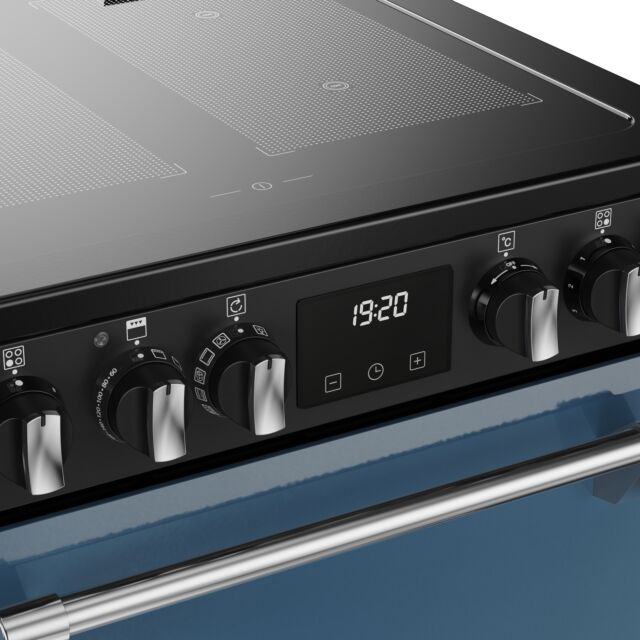 Stoves Richmond Deluxe 60cm Induction Hob Double Oven Electric Mini Range Cooker