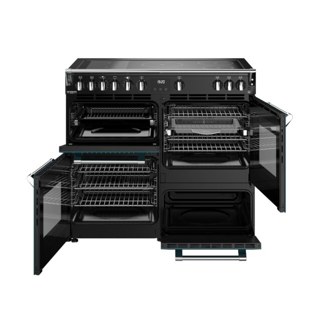 Stoves Richmond Deluxe 100cm Induction Hob Quad Oven Electric Range Cooker
