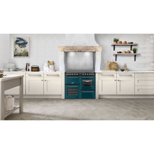 Stoves Richmond Deluxe 100cm Induction Hob Quad Oven Electric Range Cooker