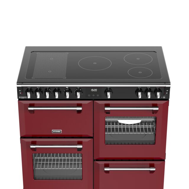 Stoves Richmond Deluxe 100cm Induction Hob Quad Oven Electric Range Cooker
