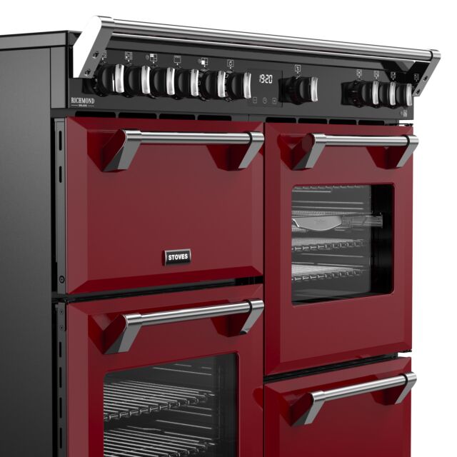 Stoves Richmond Deluxe 100cm Induction Hob Quad Oven Electric Range Cooker