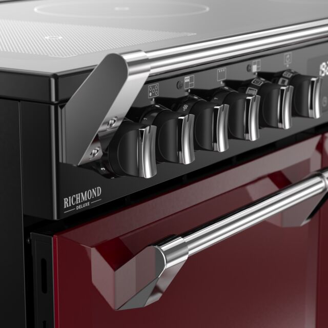 Stoves Richmond Deluxe 100cm Induction Hob Quad Oven Electric Range Cooker