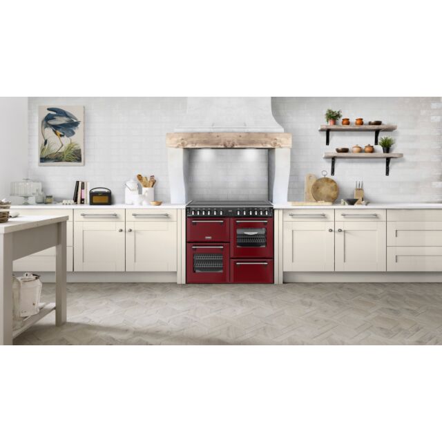 Stoves Richmond Deluxe 100cm Induction Hob Quad Oven Electric Range Cooker
