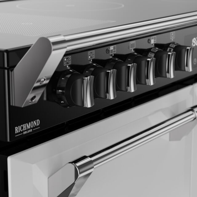 Stoves Richmond Deluxe 110cm Induction Hob Quad Oven Electric Range Cooker
