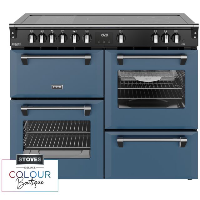 Stoves Richmond Deluxe 110cm Induction Hob Quad Oven Electric Range Cooker