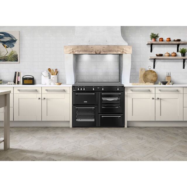 Stoves Richmond Deluxe 110cm Zoneless Induction Quad Oven Electric Range Cooker