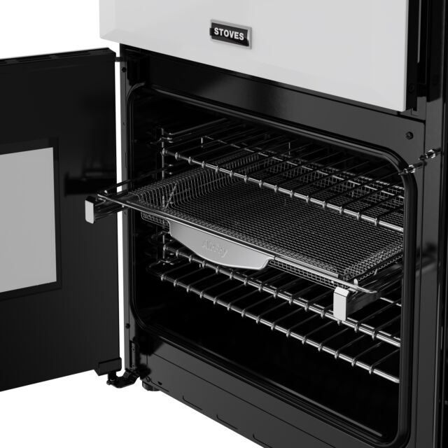 Stoves Richmond Deluxe 90cm 5 Burner Gas Hob Triple Oven Dual Fuel Range Cooker