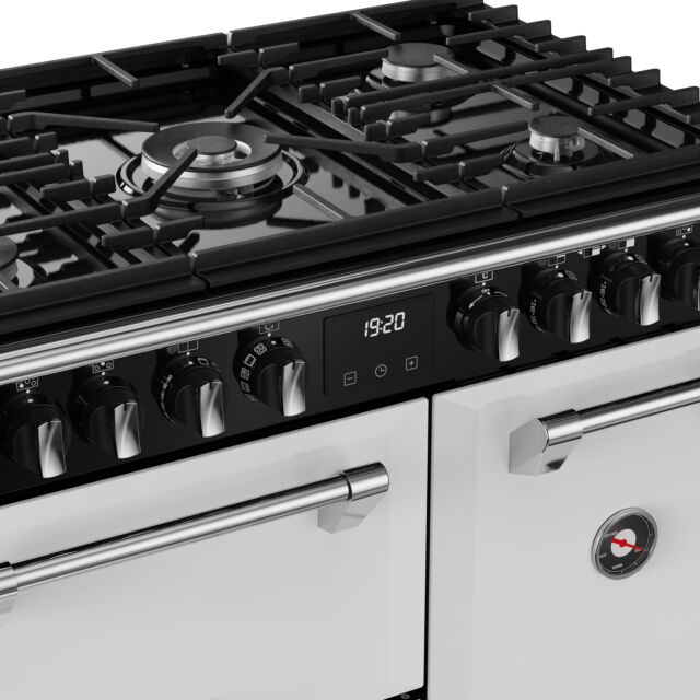 Stoves Richmond Deluxe 90cm 5 Burner Gas Hob Triple Oven Dual Fuel Range Cooker