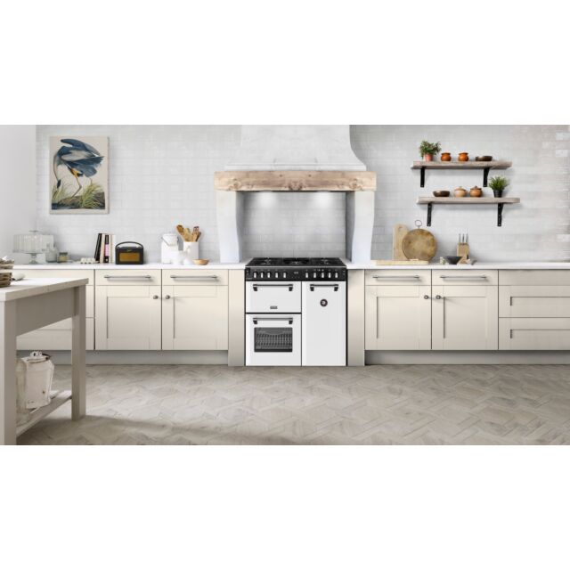 Stoves Richmond Deluxe 90cm 5 Burner Gas Hob Triple Oven Dual Fuel Range Cooker