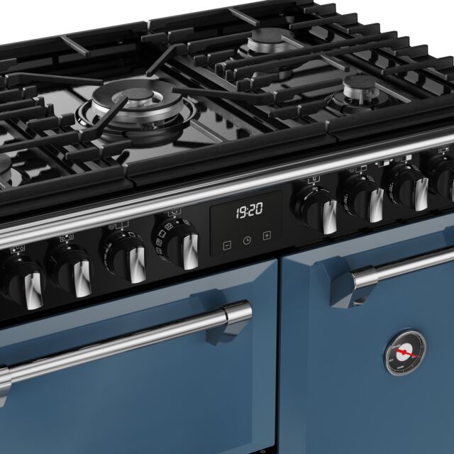 Stoves Richmond Deluxe 90cm 5 Burner Gas Hob Triple Oven Dual Fuel Range Cooker