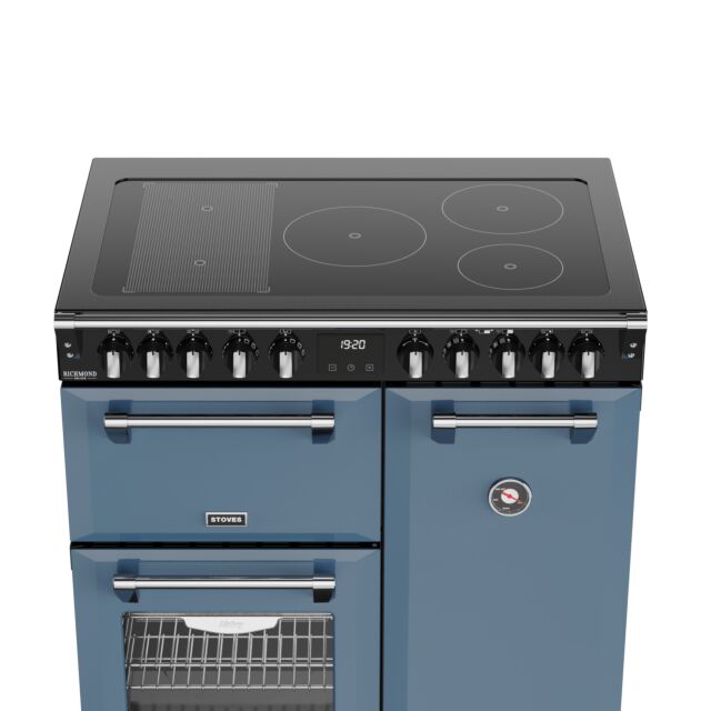 Stoves Richmond Deluxe 90cm Induction Hob Triple Oven Electric Range Cooker