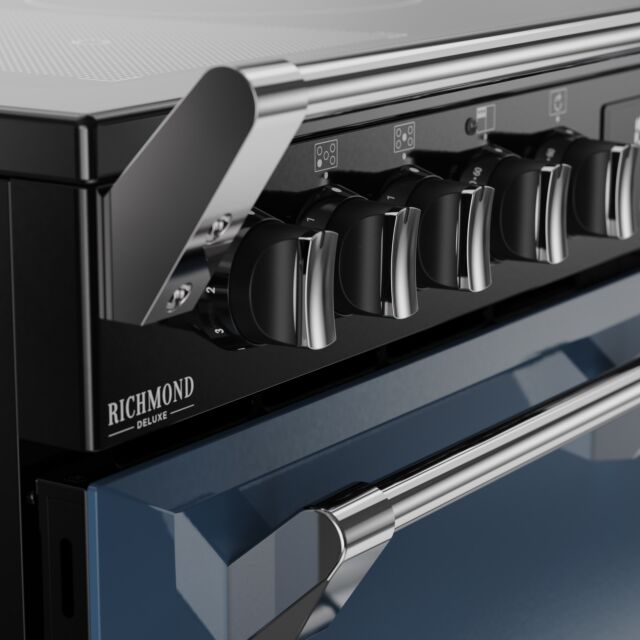 Stoves Richmond Deluxe 90cm Induction Hob Triple Oven Electric Range Cooker